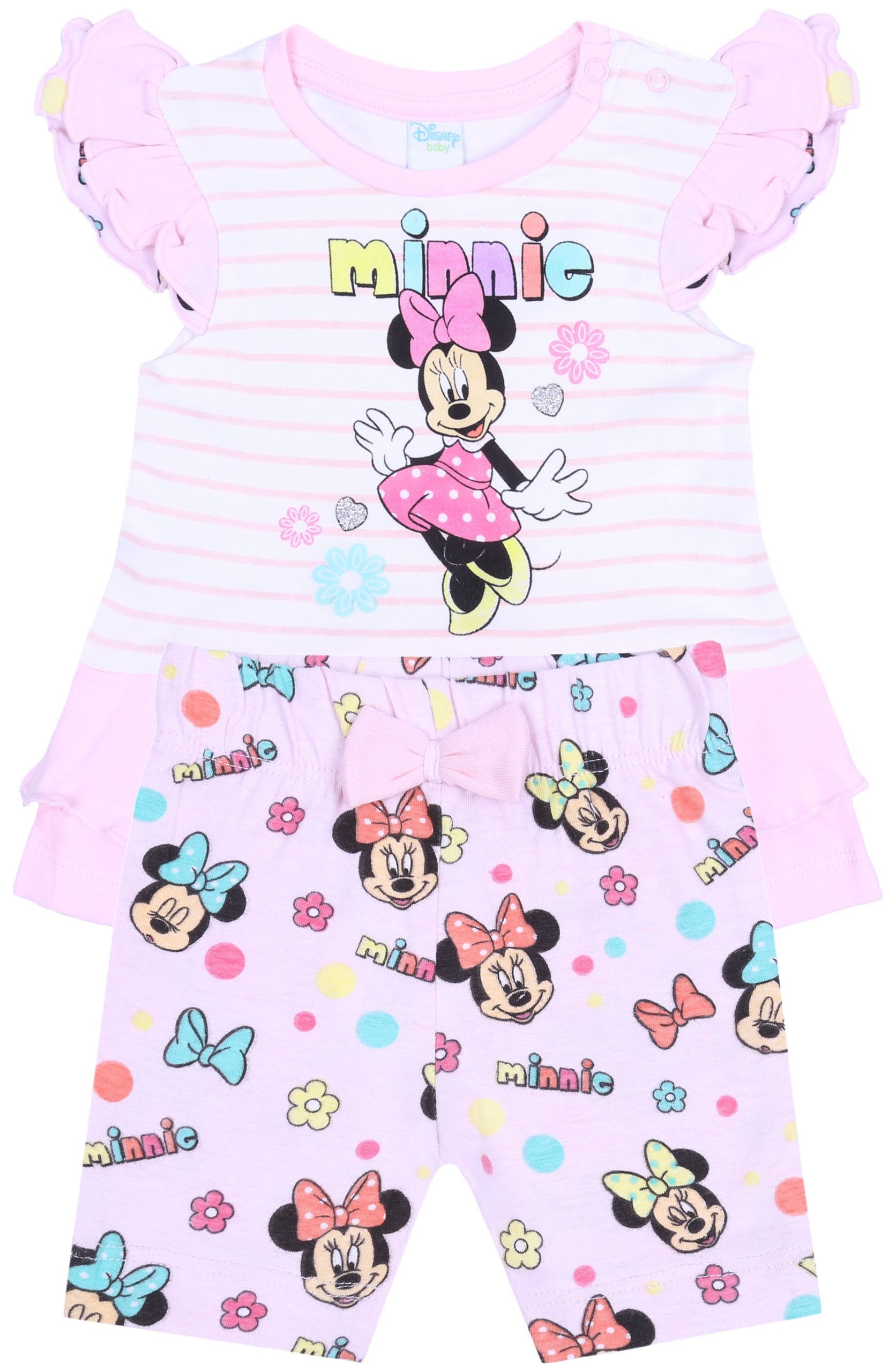 Różowa tunika niemowlęca w...