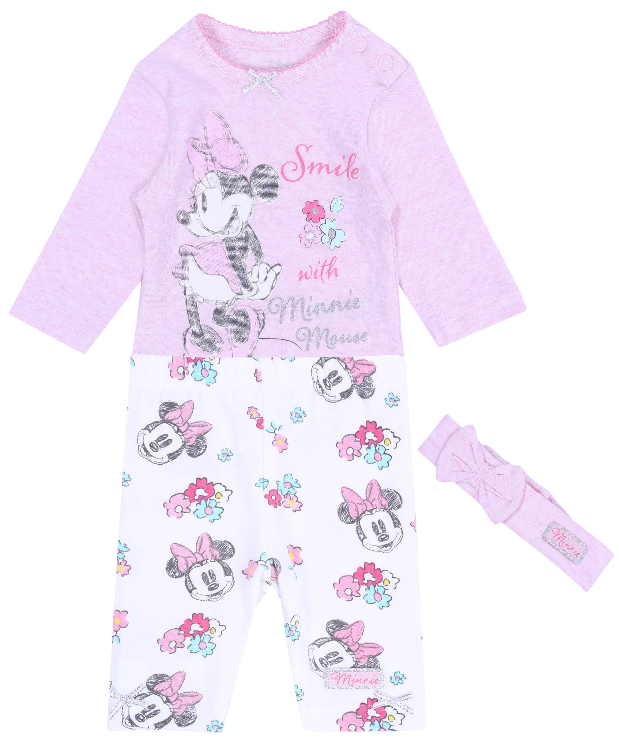 Różowe body + getry +...