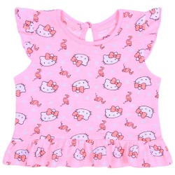 2x Różowo-miętowa koszulka, t-shirt Hello Kitty