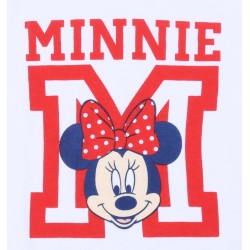 Biały T-shirt niemowlęcy Myszka Minnie