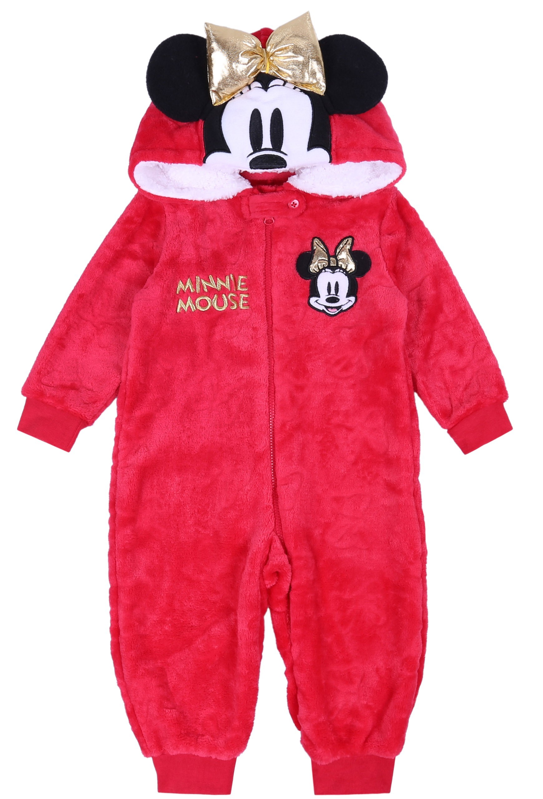 Ciepły, czerwony kombinezon...