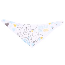 2x Błękitno-biały śliniak/apaszka Mickey Disney LULABI