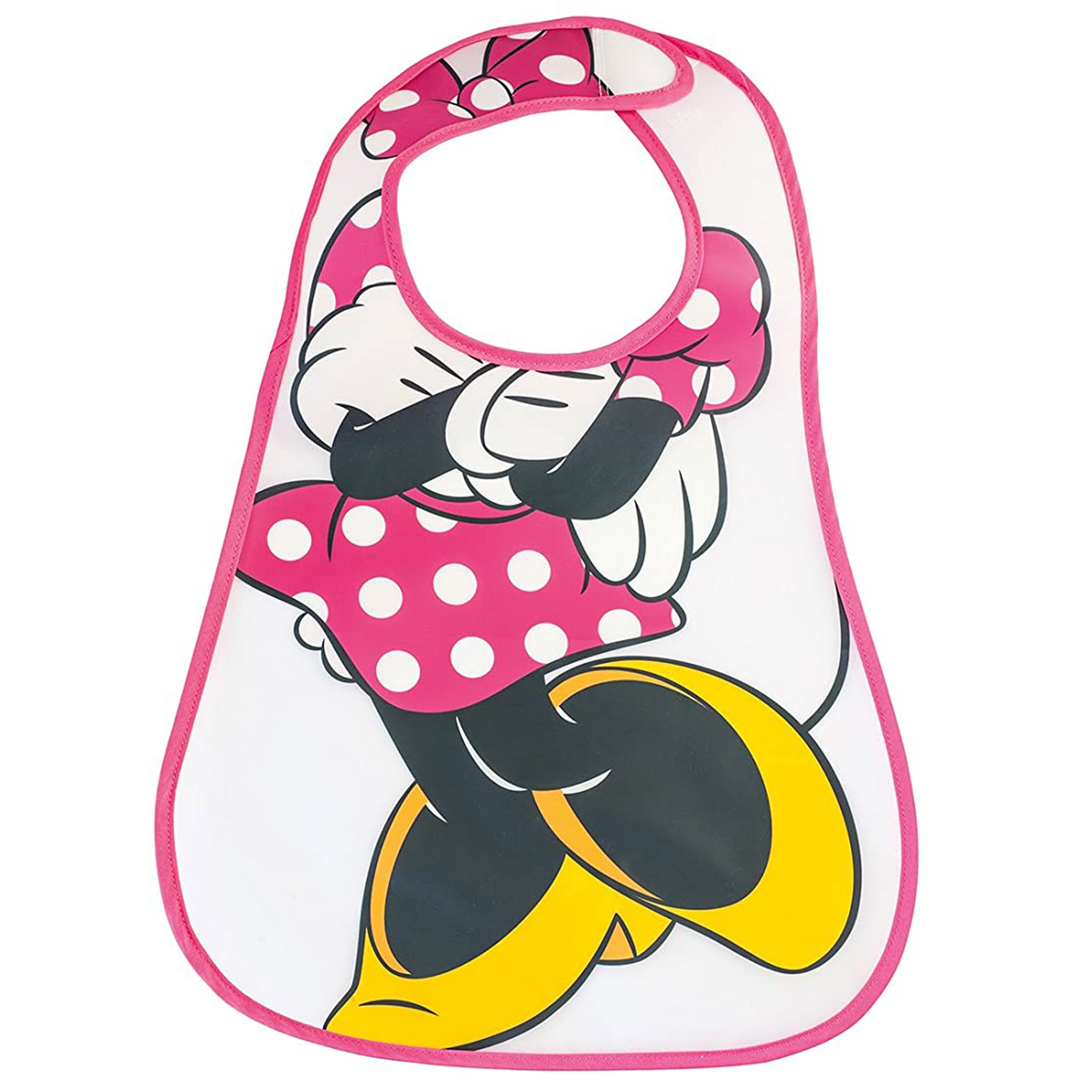 Różowy, wodoodporny śliniak...