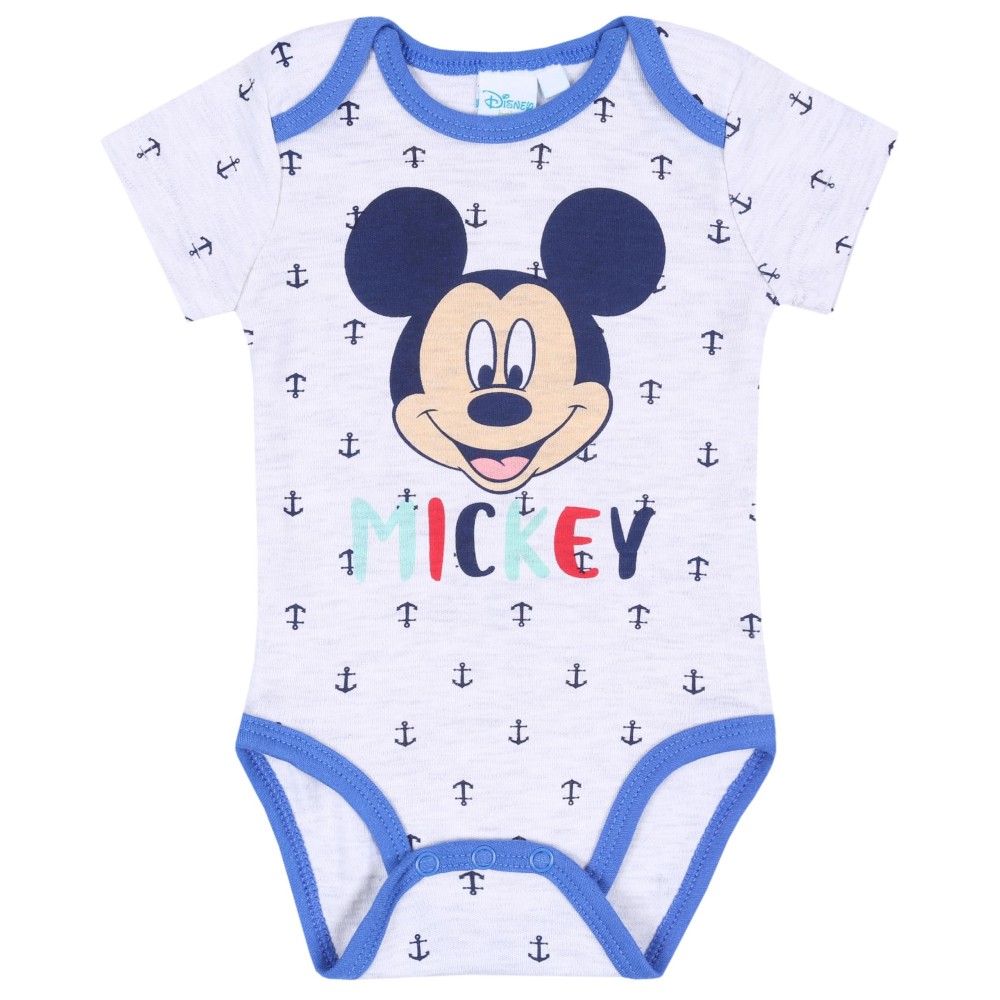 Szare body niemowlęce Myszka Mickey DISNEY