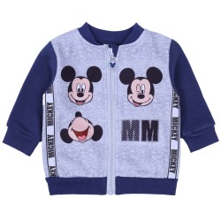 Szaro-granatowy dres niemowlęcy z lampsami Mickey Disney