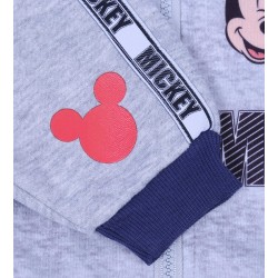 Szaro-granatowy dres niemowlęcy z lampsami Mickey Disney