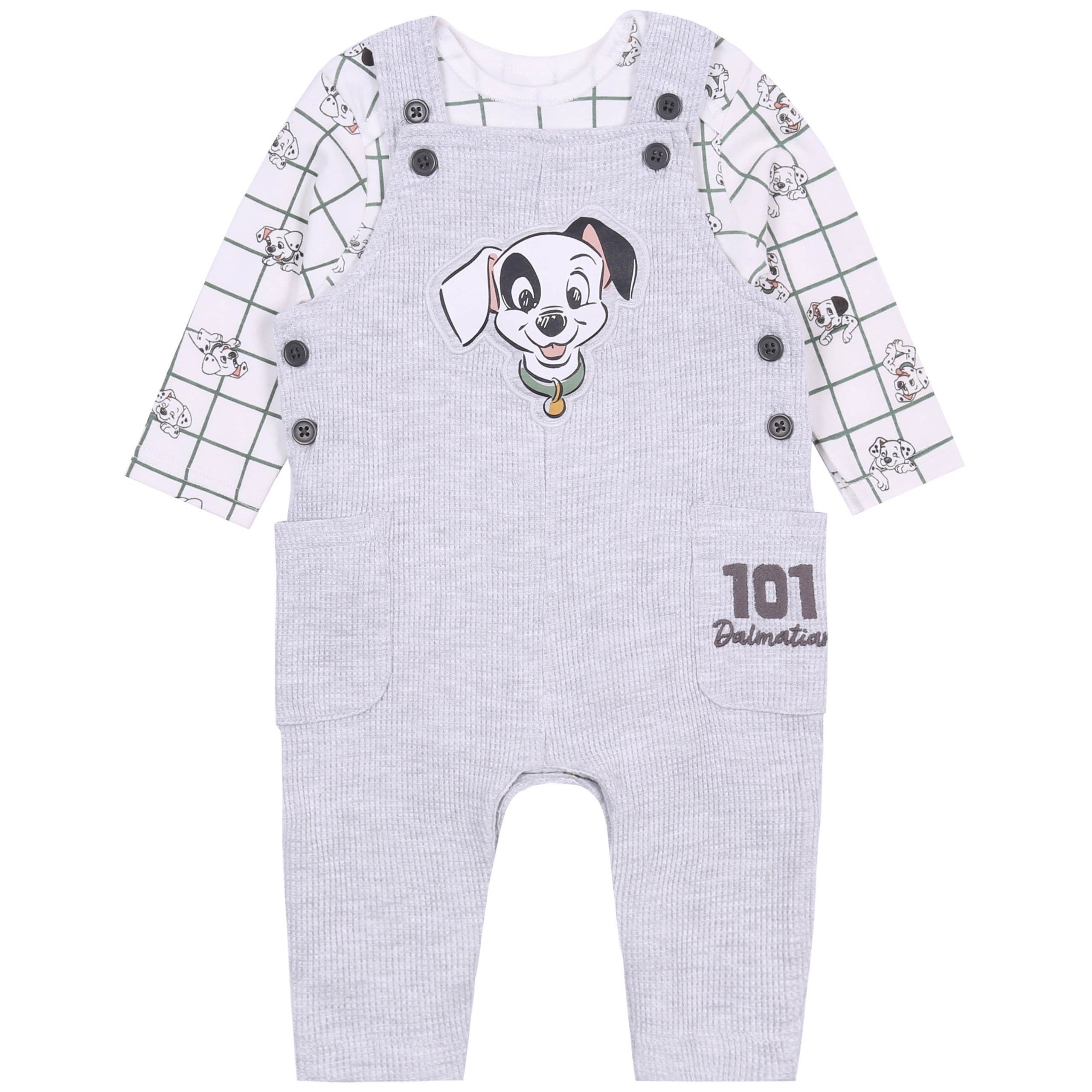 Szare ogrodniczki...