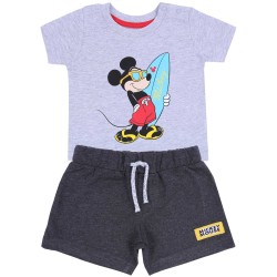 Szare spodenki + koszulka Myszka Mickey DISNEY