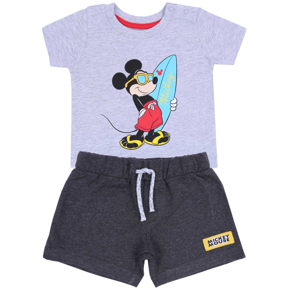 Szare spodenki + koszulka Myszka Mickey DISNEY