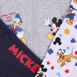 Granatowo-szary komplet niemowlęcy Myszka Mickey DISNEY