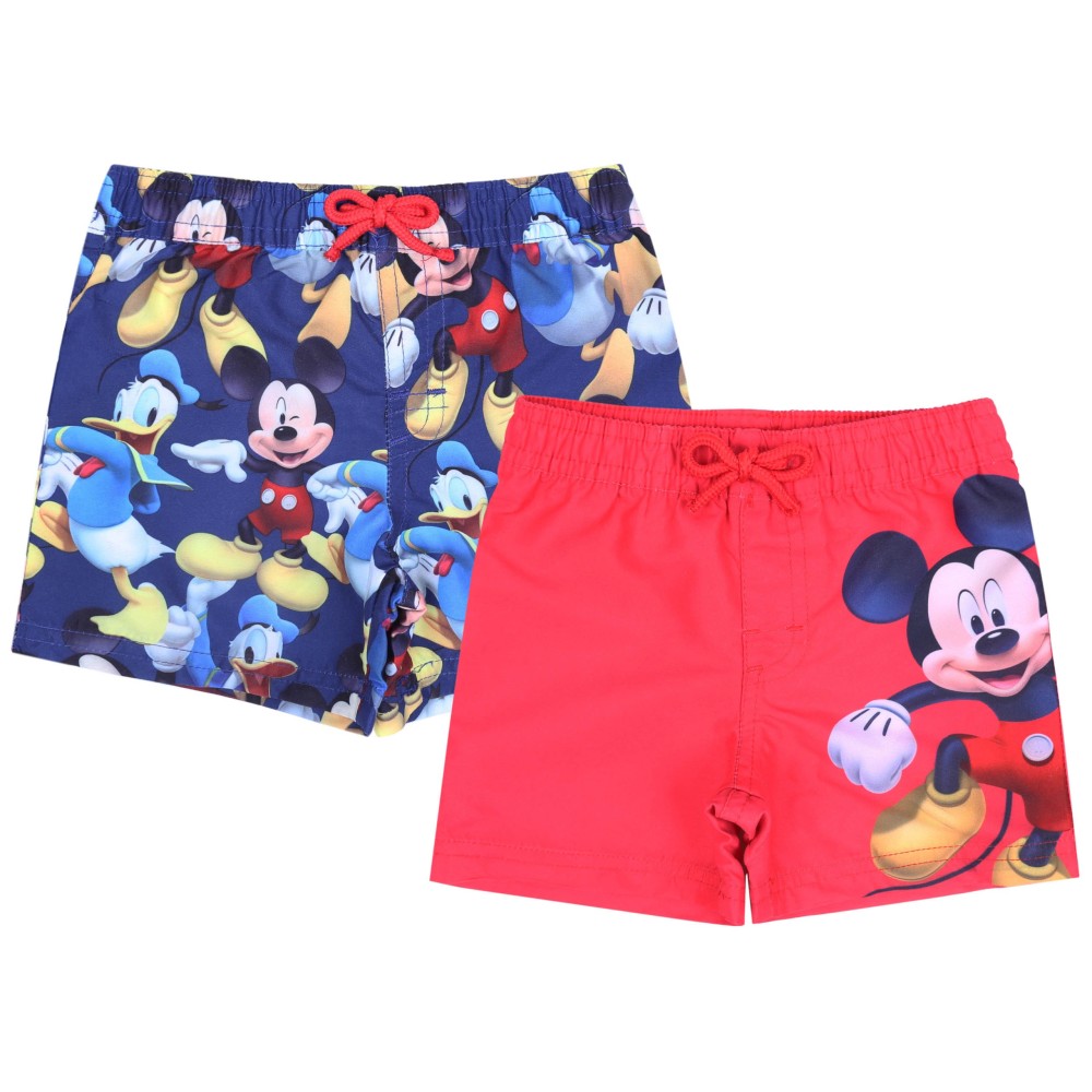 2x Granatowo-czerwone szorty Myszka Mickey DISNEY