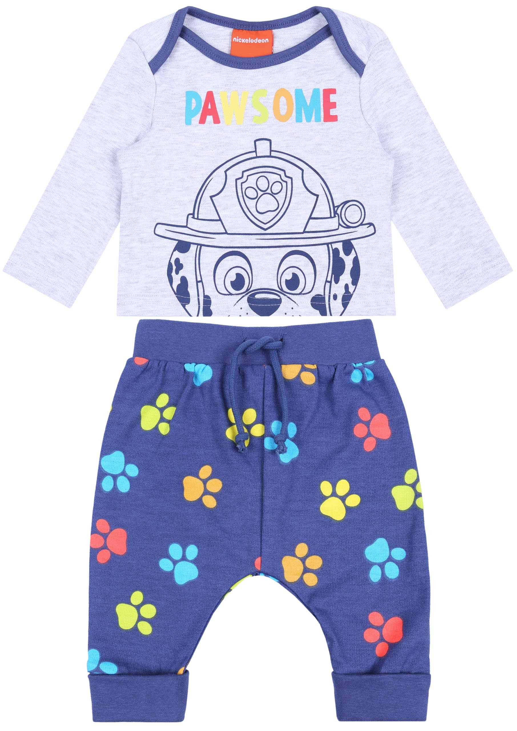 Szara bluzka+spodnie Psi...