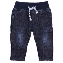 Jeansowe spodnie z gumką DENIM CO