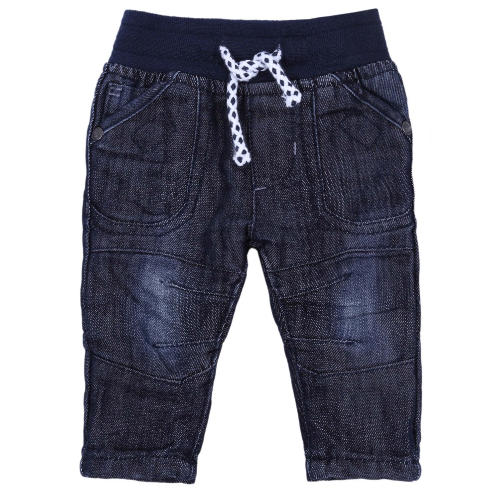 Jeansowe spodnie z gumką DENIM CO