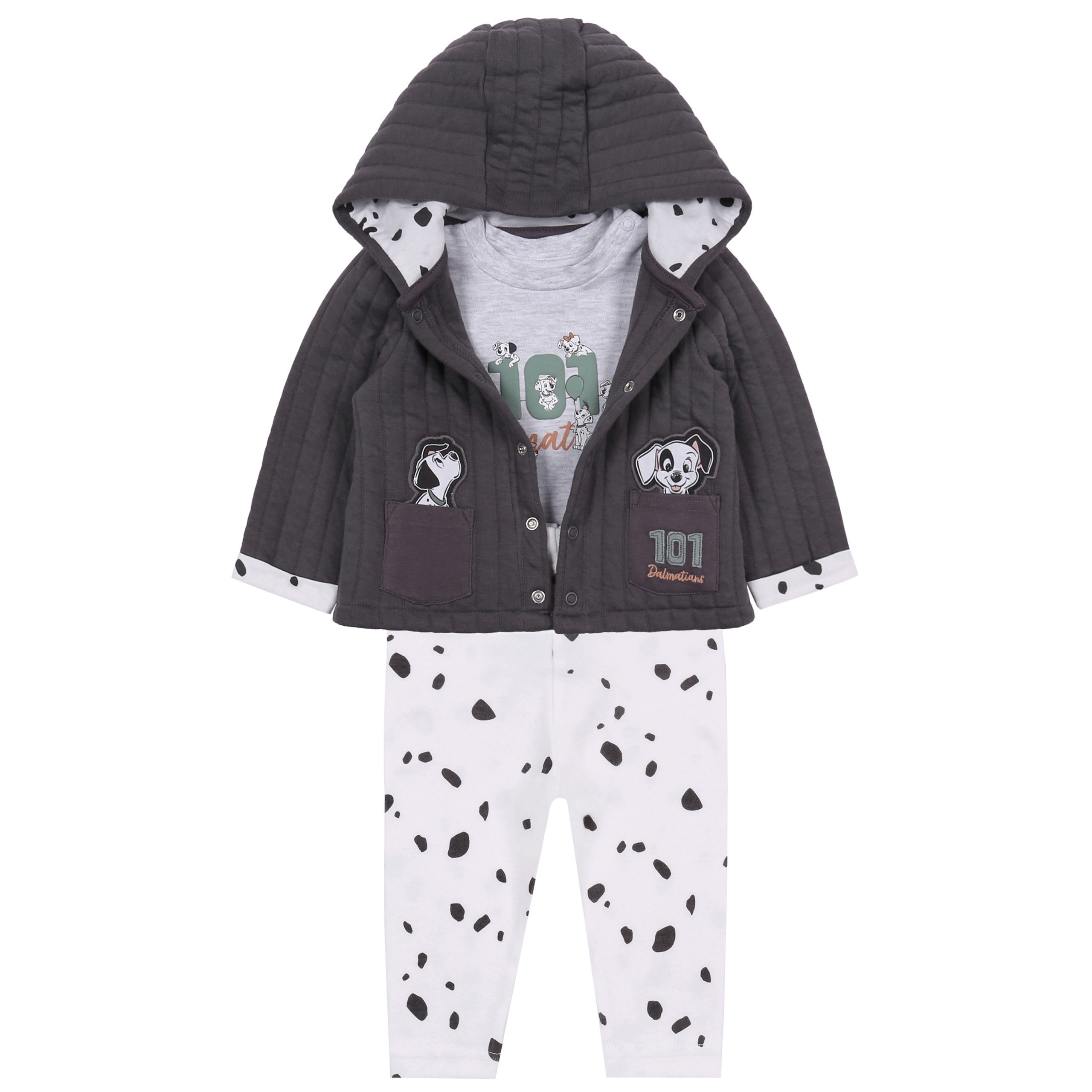 Szary komplet niemowlęcy...