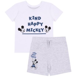 Dresowy komplet niemowlęcy z krótkimi spodenkami Myszka Mickey, OEKO-TEX