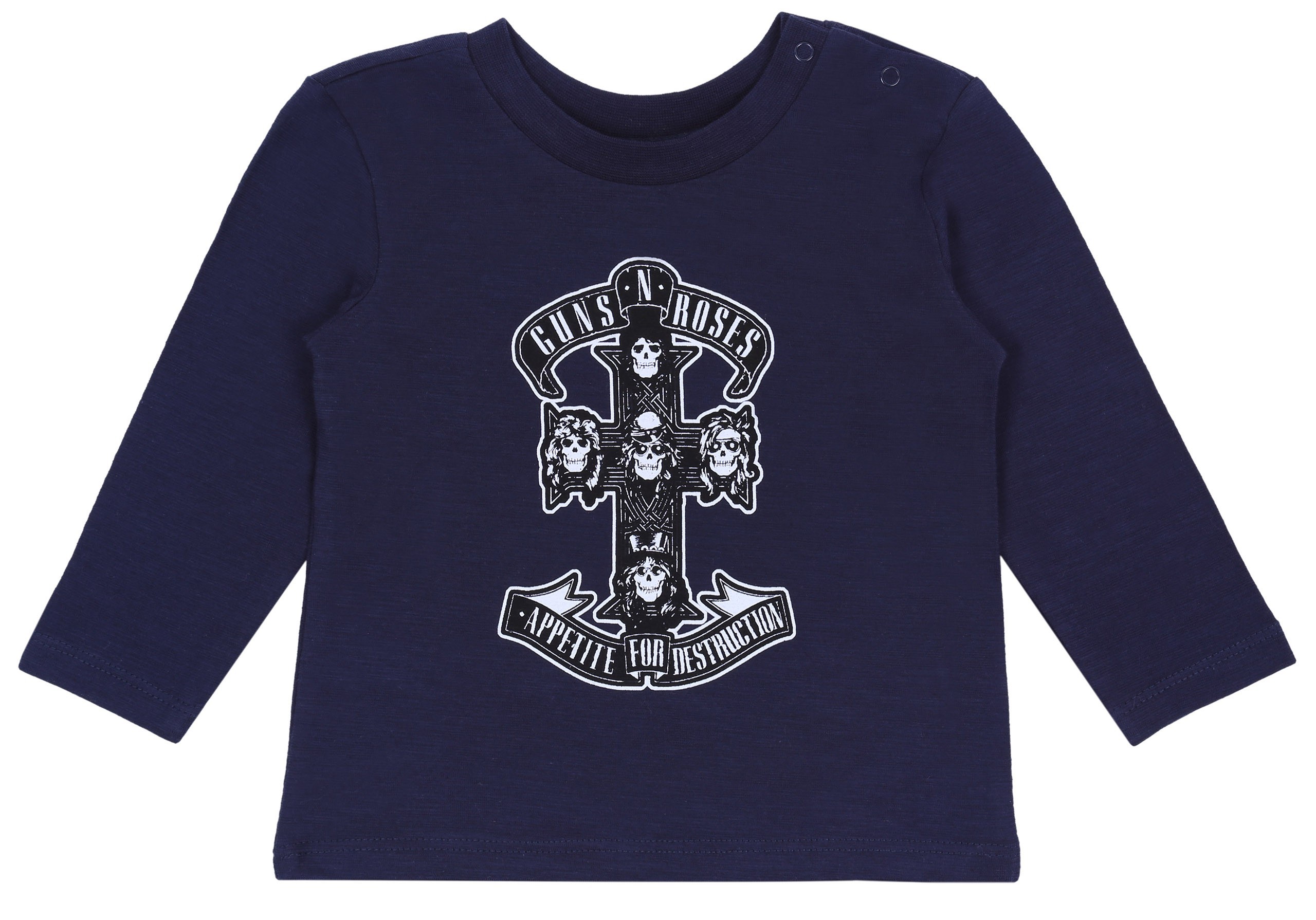 Granatowa bluzka Guns N' Roses