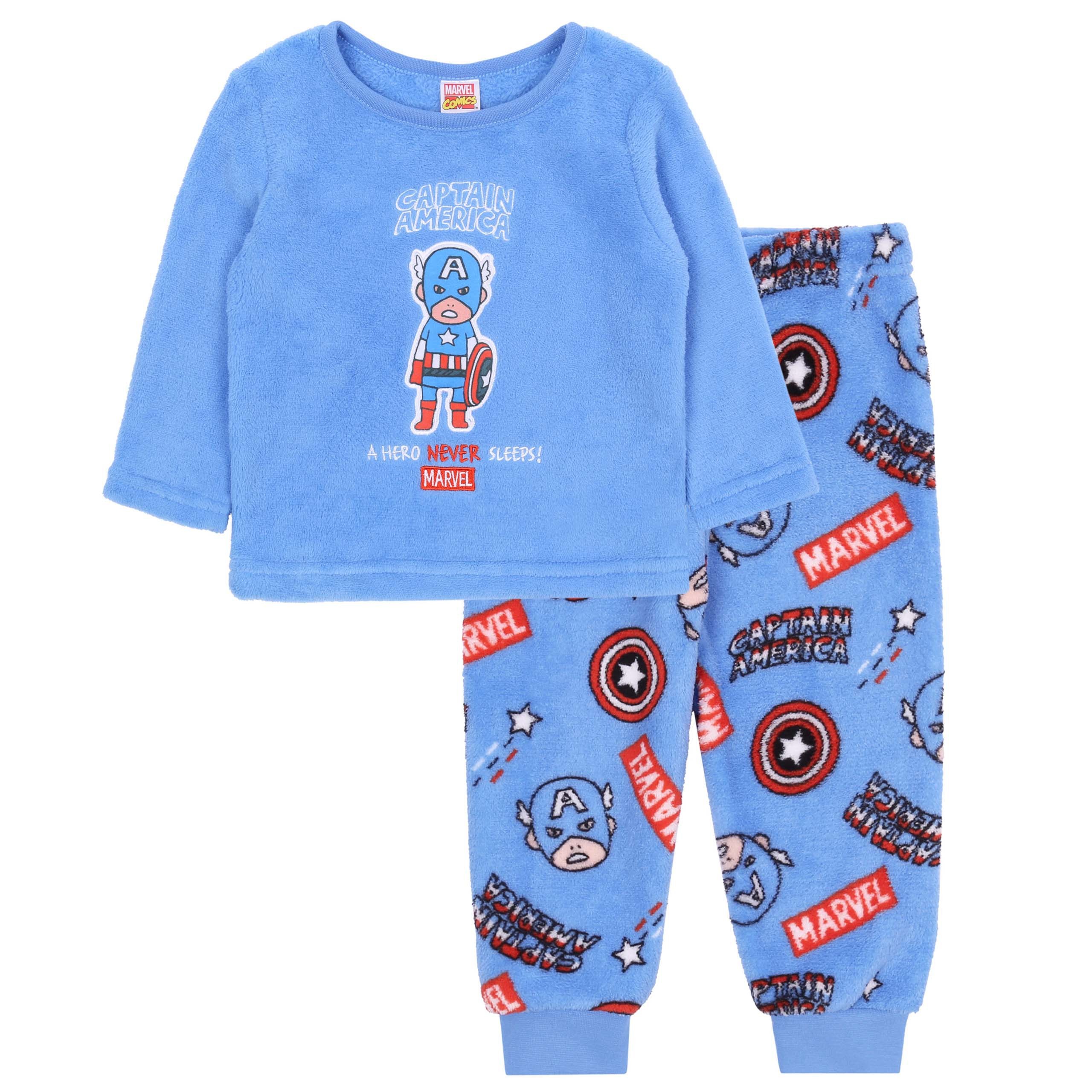 Niebieska, polarowa piżama...