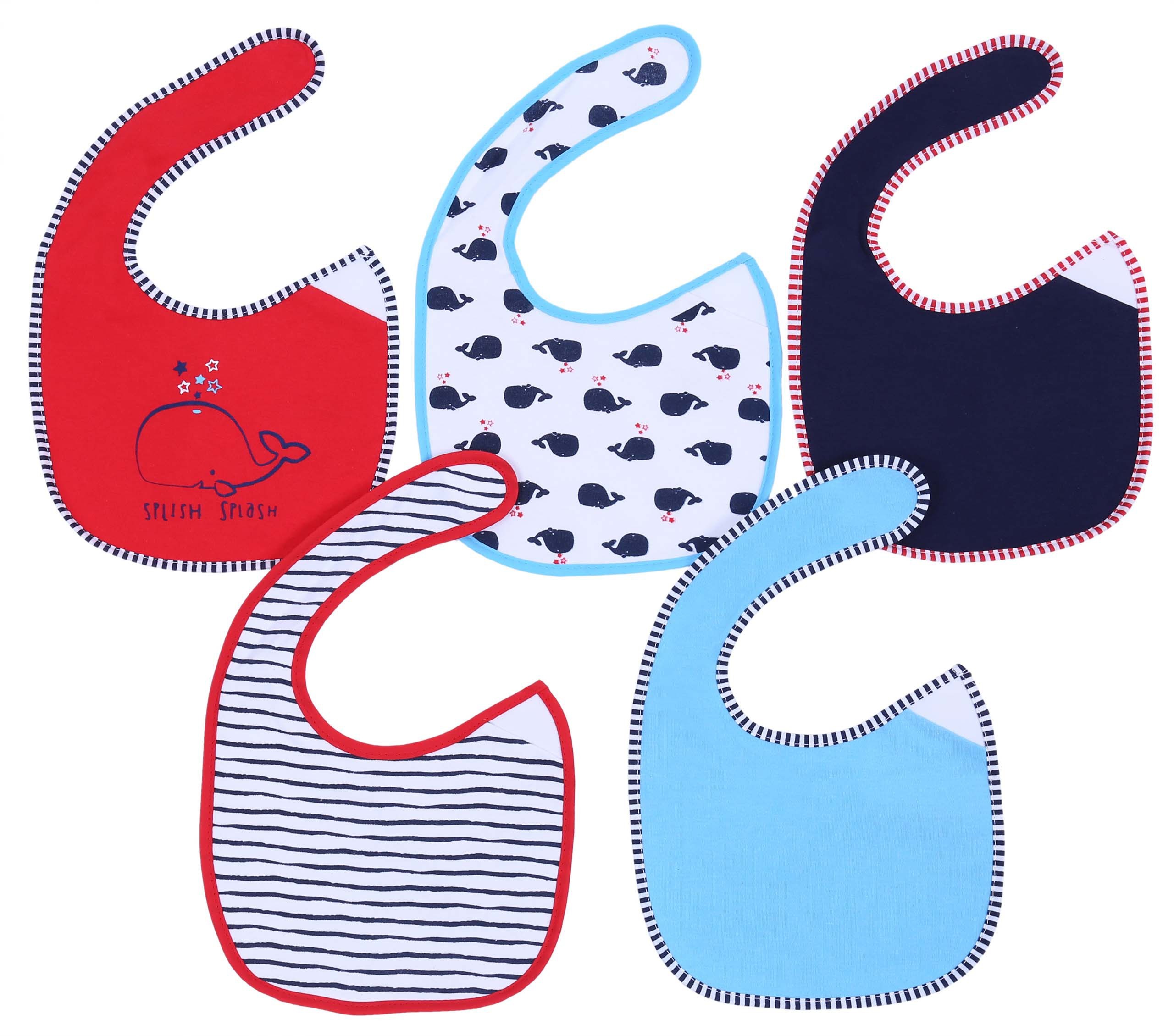 5x Czerwono-niebieskie...