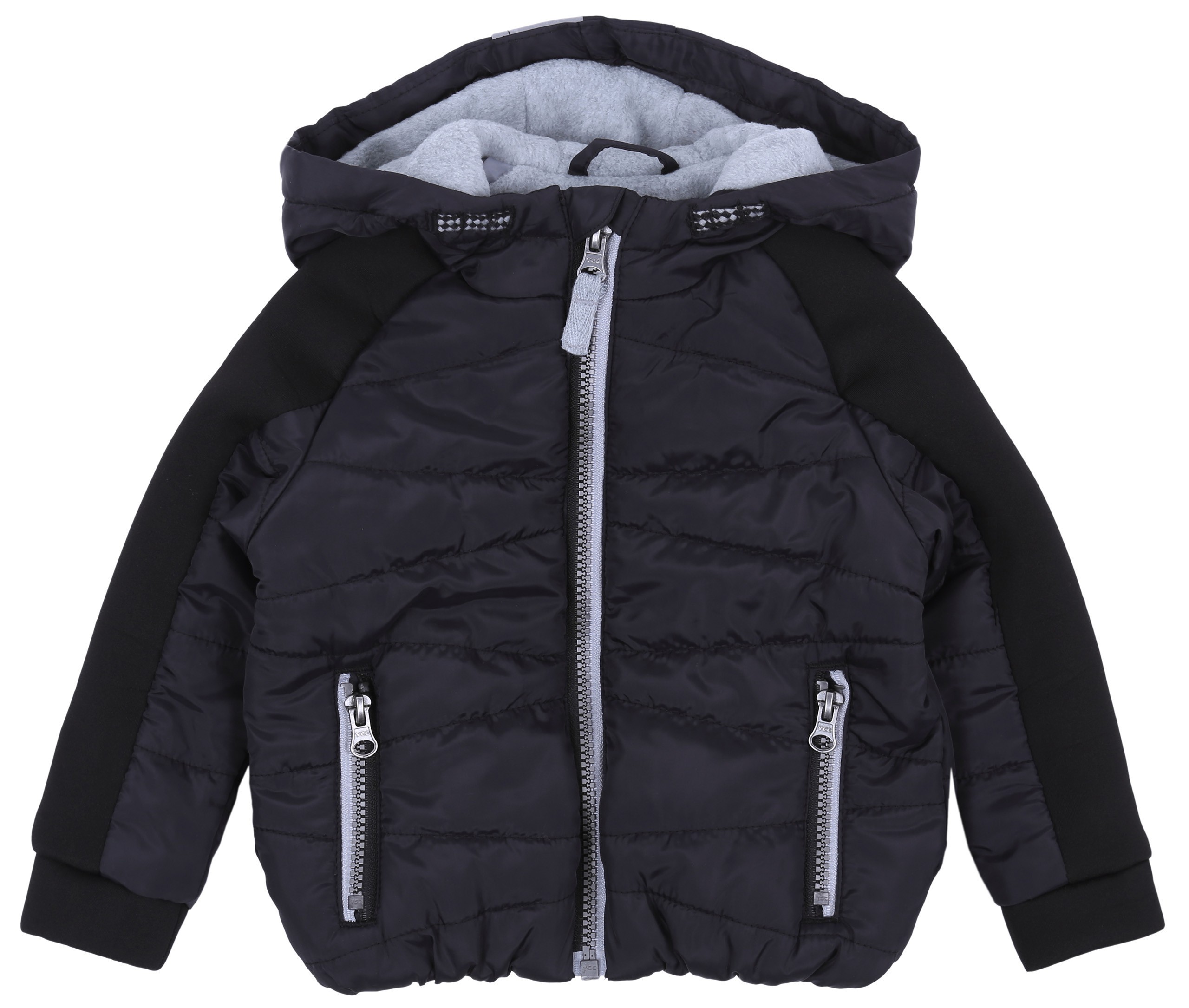 Czarna kurtka z piankowym...