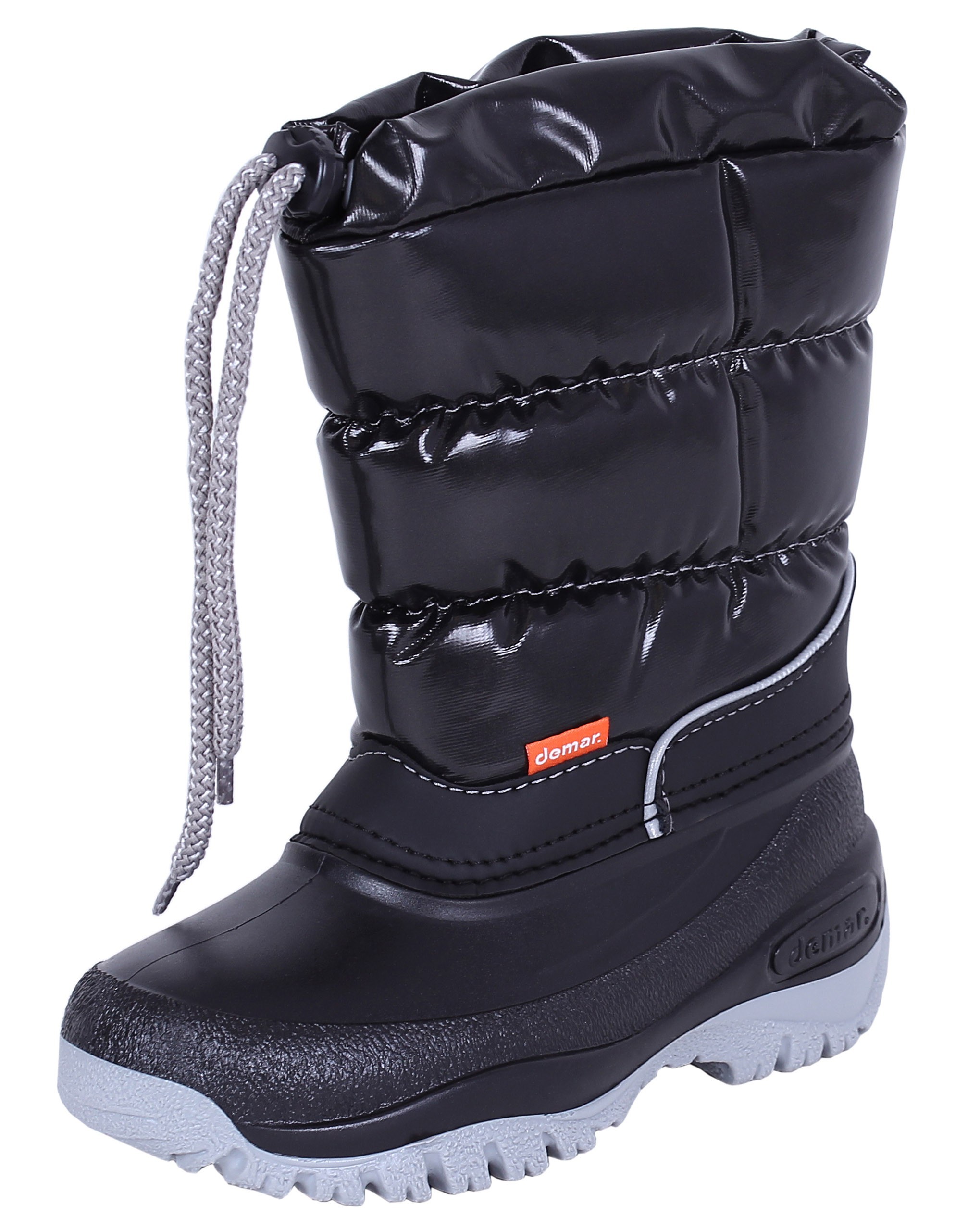 Czarne, ocieplane śniegowce...