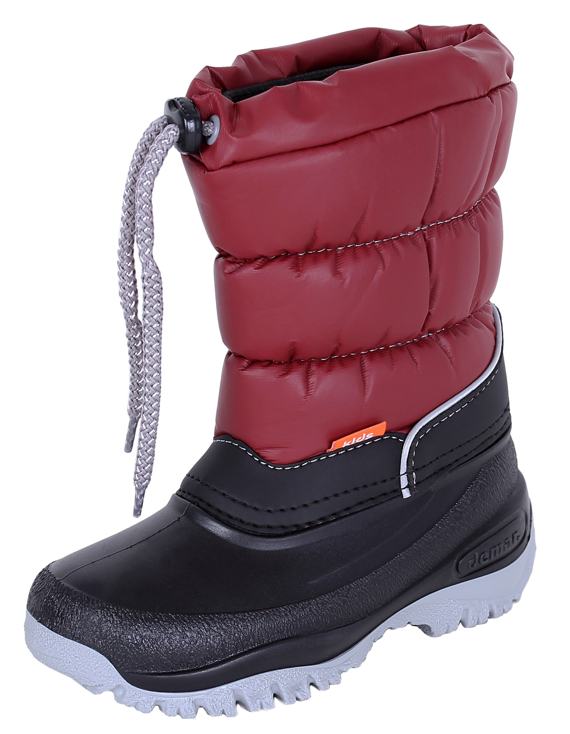 Bordowo-czarne, ocieplane...