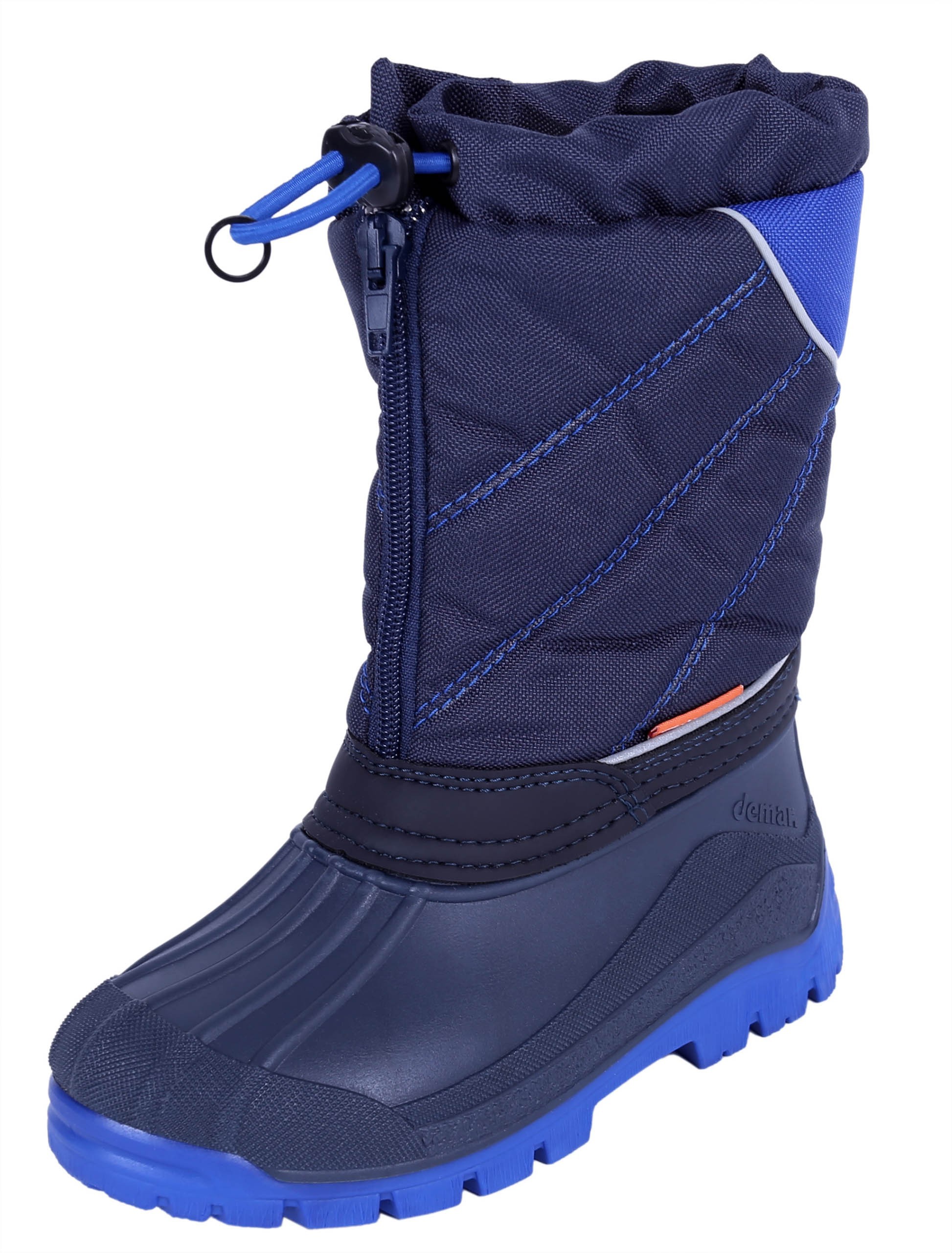 Granatowe, ocieplane...