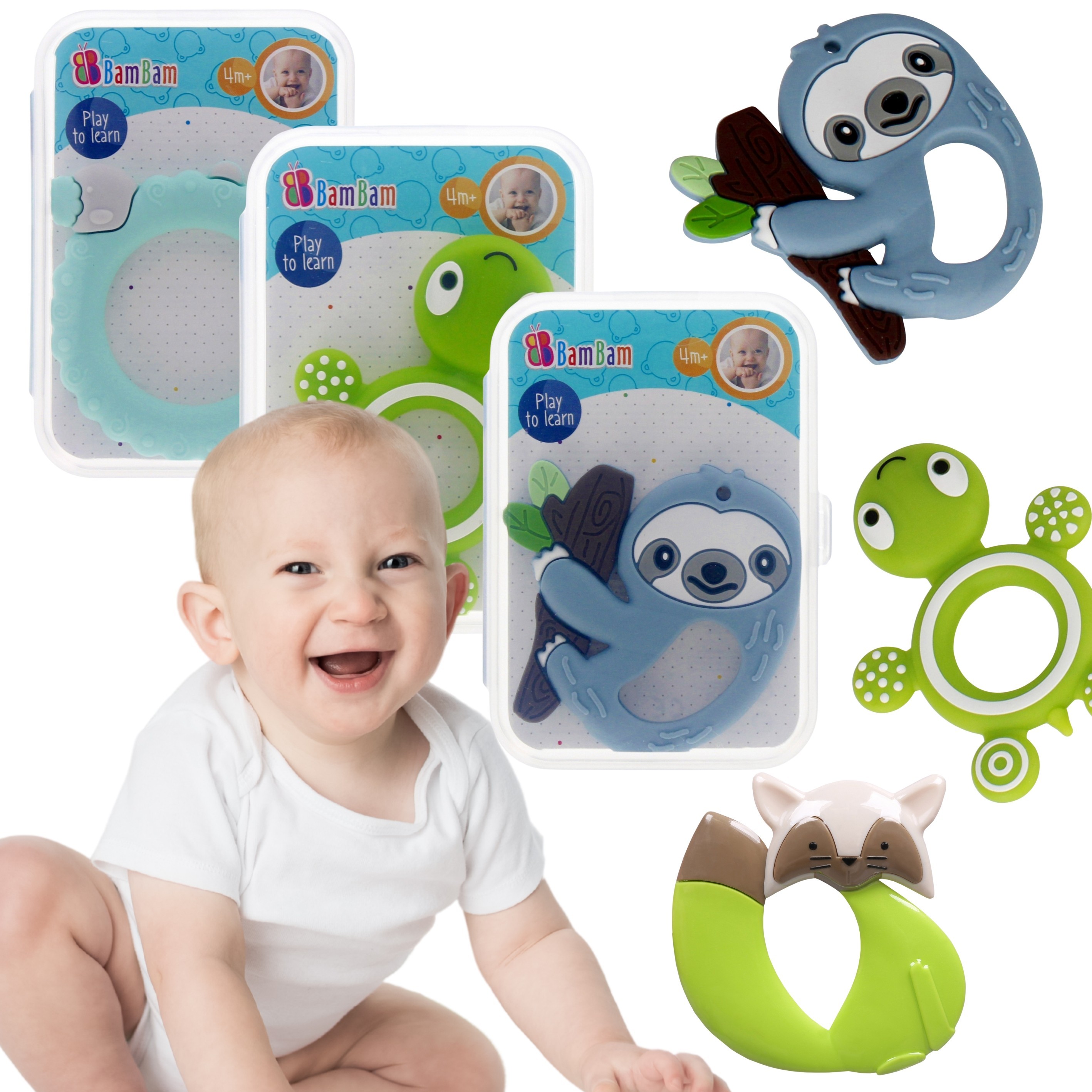 Bam Bam Zestaw 3x Gryzak...