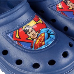 Superman Granatowe klapki/croksy ogrodowe dla dzieci