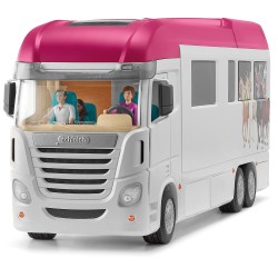 Schleich Horse Club - Samochód do transportu koni, transporter koni + akcesoria 5+