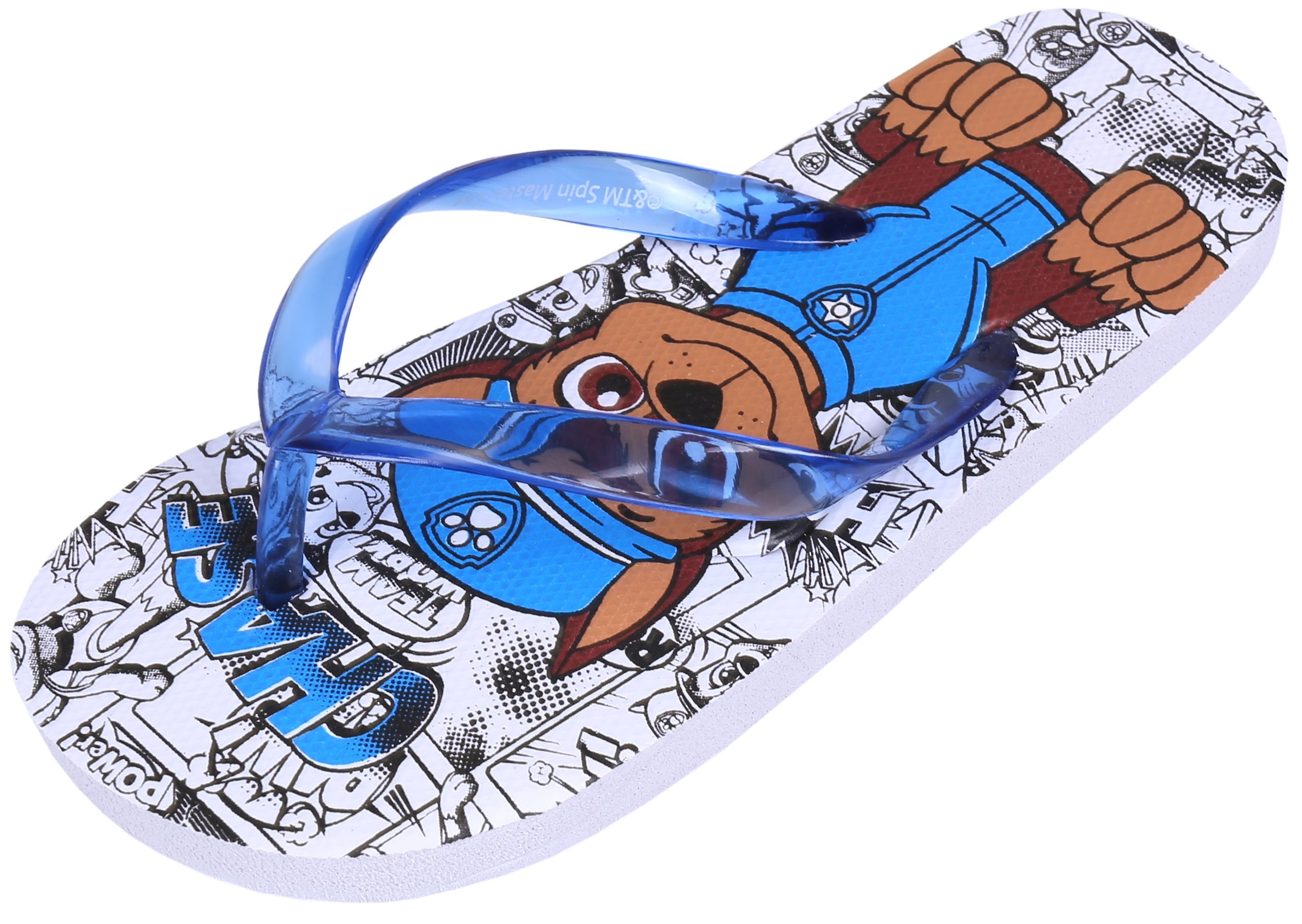 Białe, chłopięce japonki z...