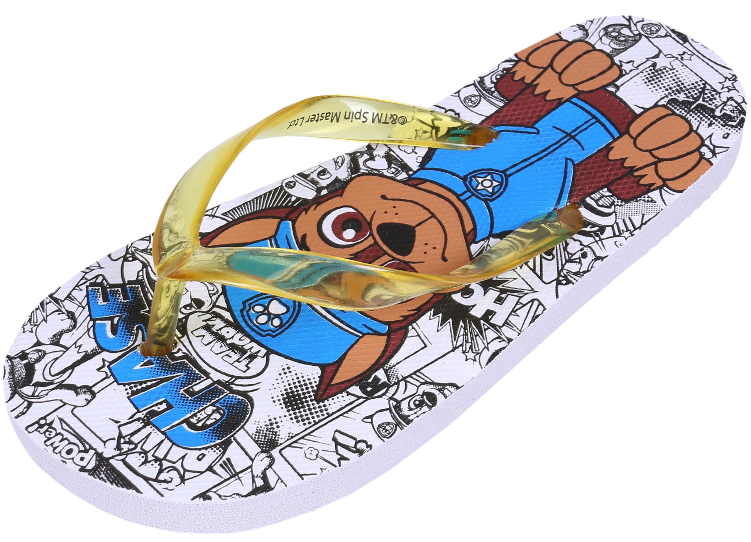 Białe, chłopięce japonki z...