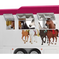 Schleich Horse Club - Samochód do transportu koni, transporter koni + akcesoria 5+