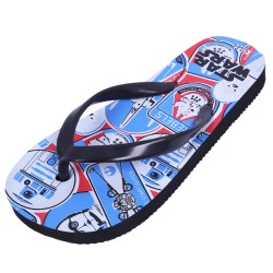 Czarno-niebieskie japonki Star Wars DISNEY