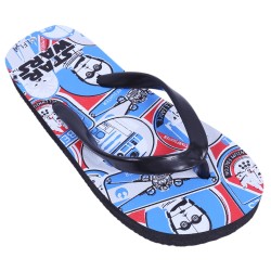 Czarno-niebieskie japonki Star Wars DISNEY