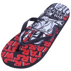 Czarno-czerwone japonki Star Wars DISNEY