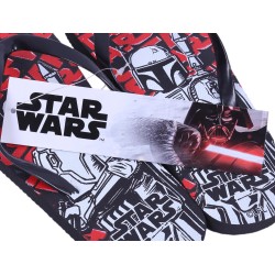 Czarno-czerwone japonki Star Wars DISNEY