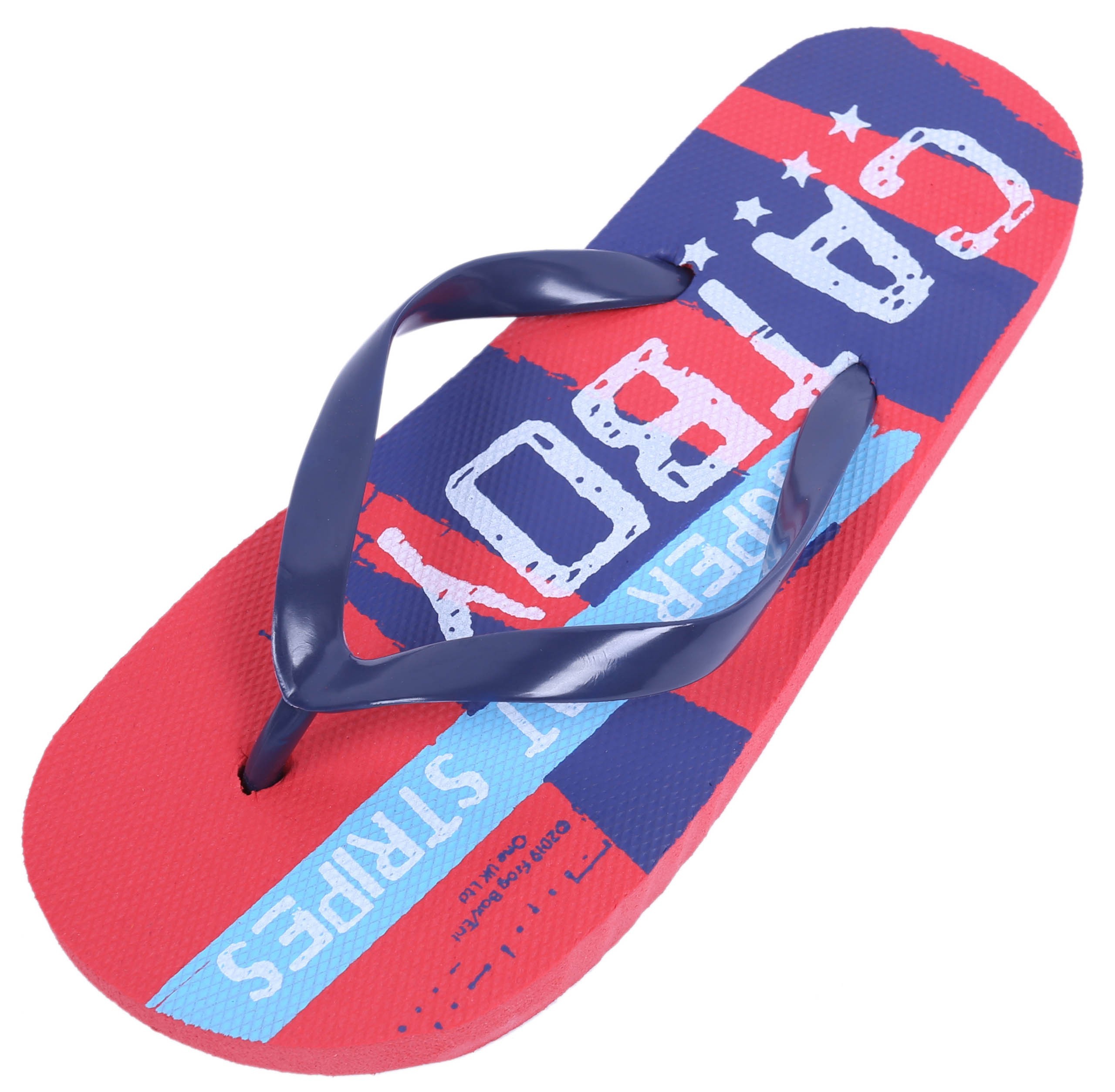 Czerwono-granatowe japonki...