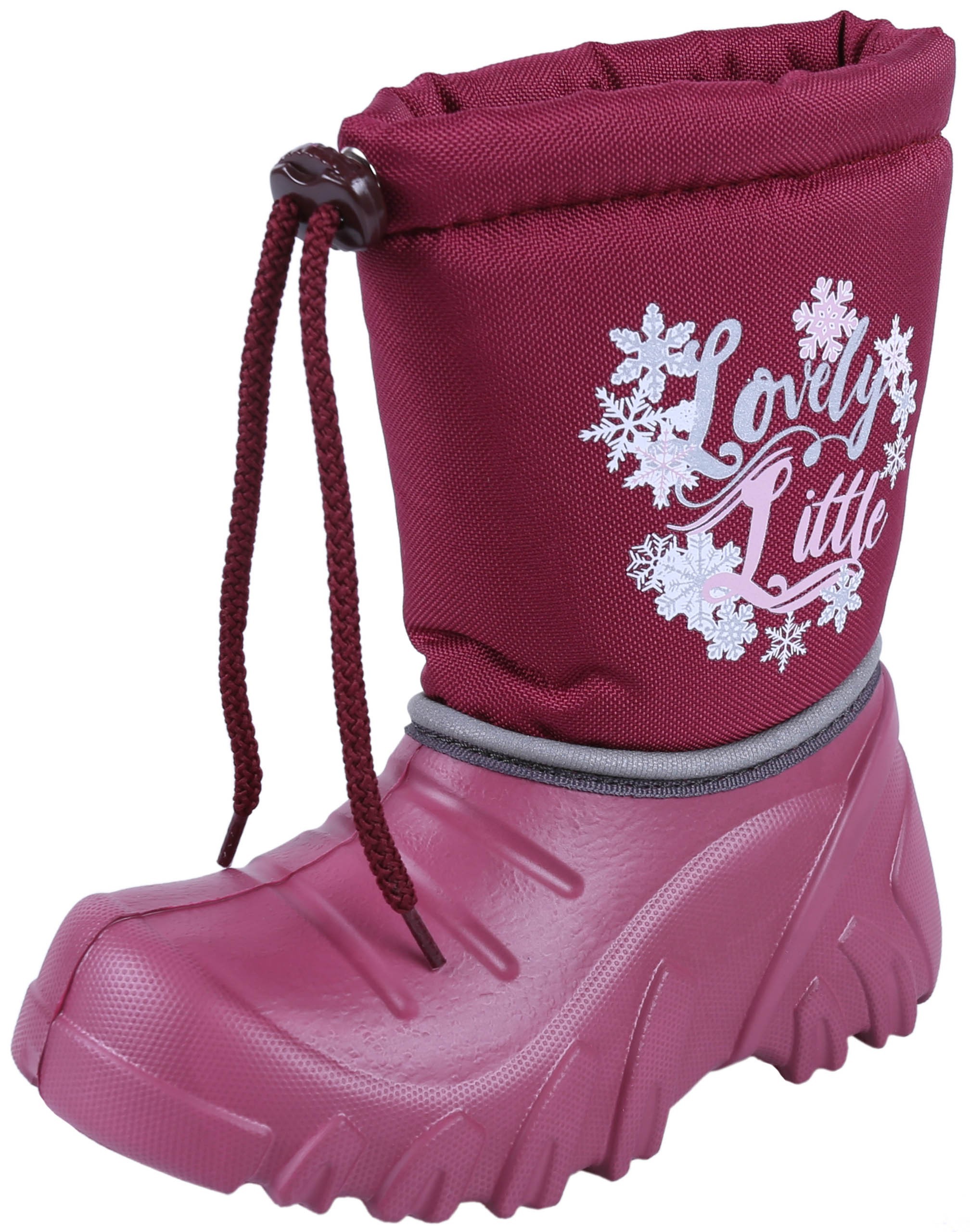 Burgundowe, ocieplane...