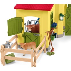 Schleich Farm World - Duża farma ze zwierzętami i akcesoriami, zestaw figurek 3+