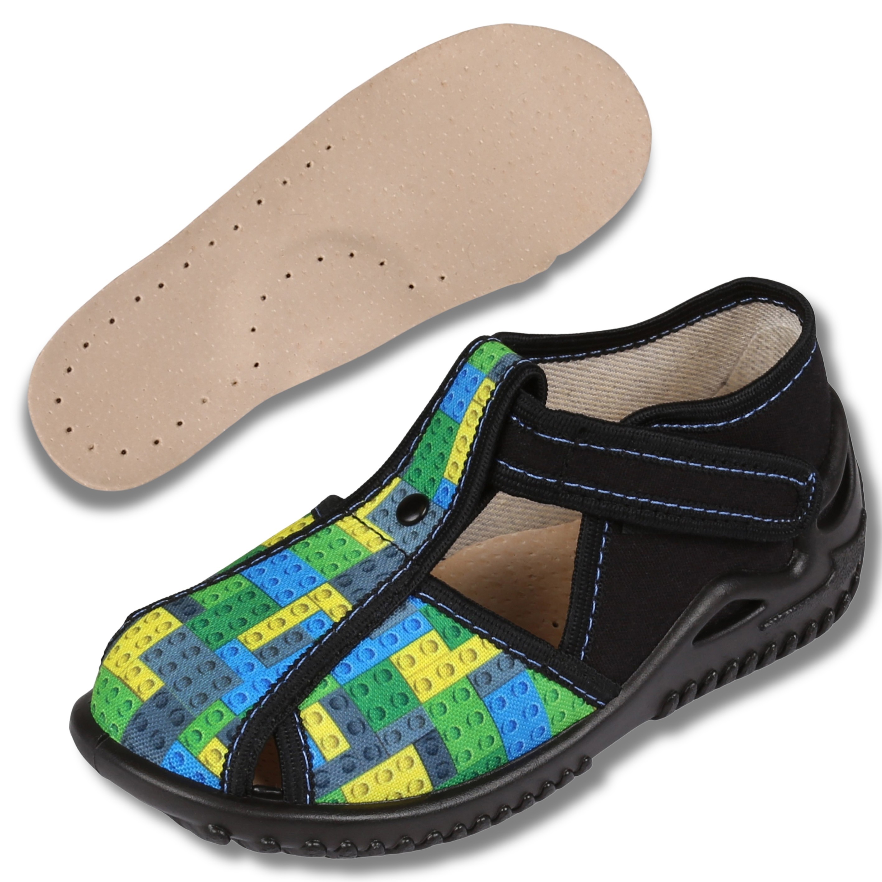 Kolorowe trampki/kapcie...