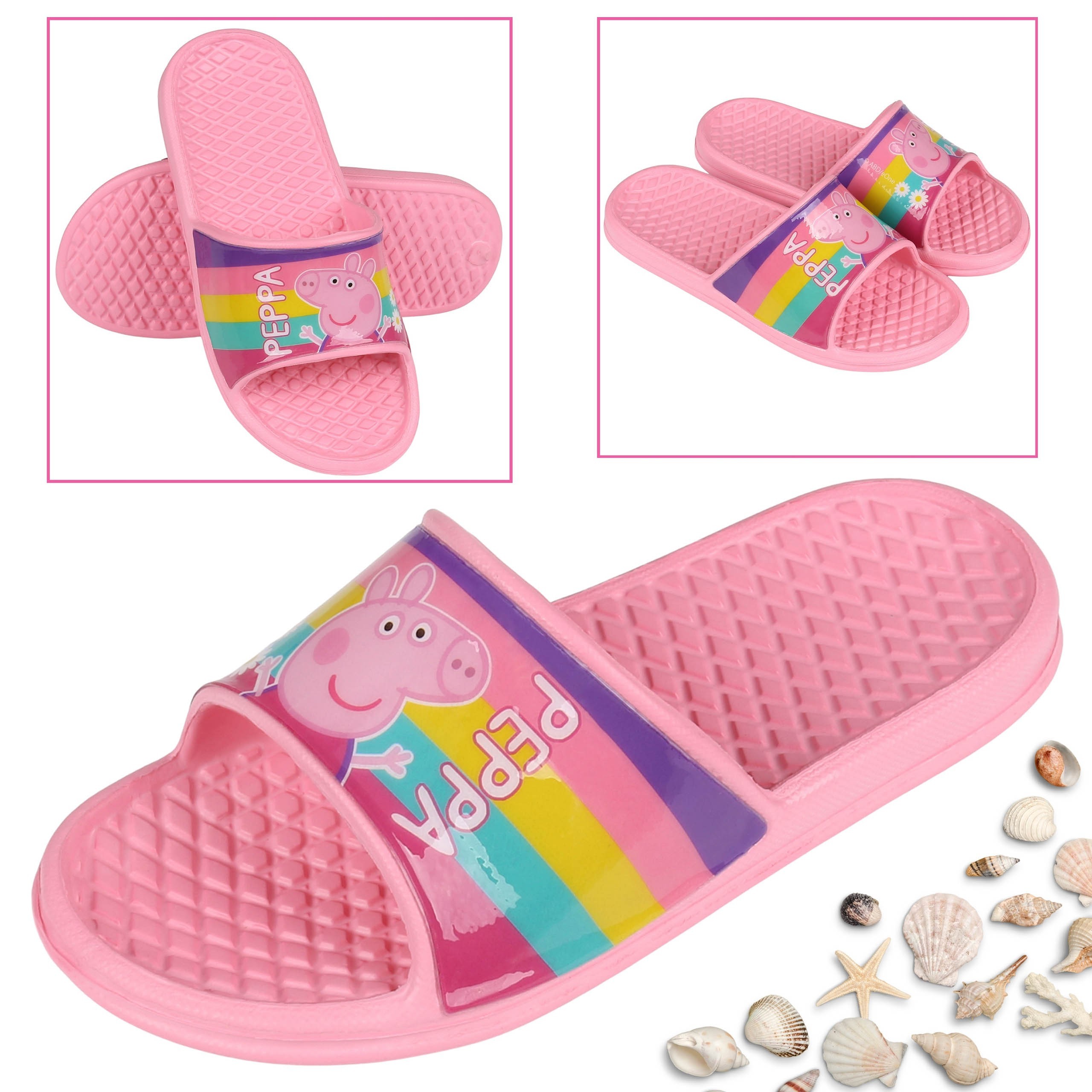 Świnka Peppa Różowe klapki...