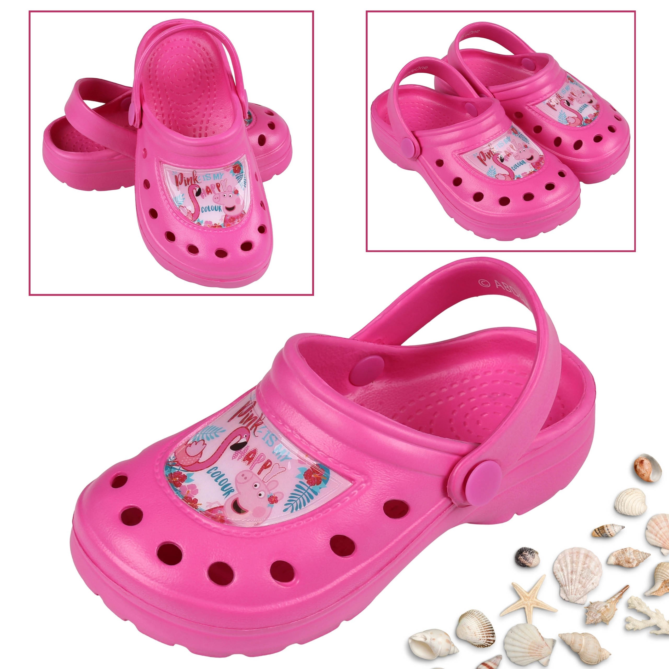 Różowe klapki/croksy...