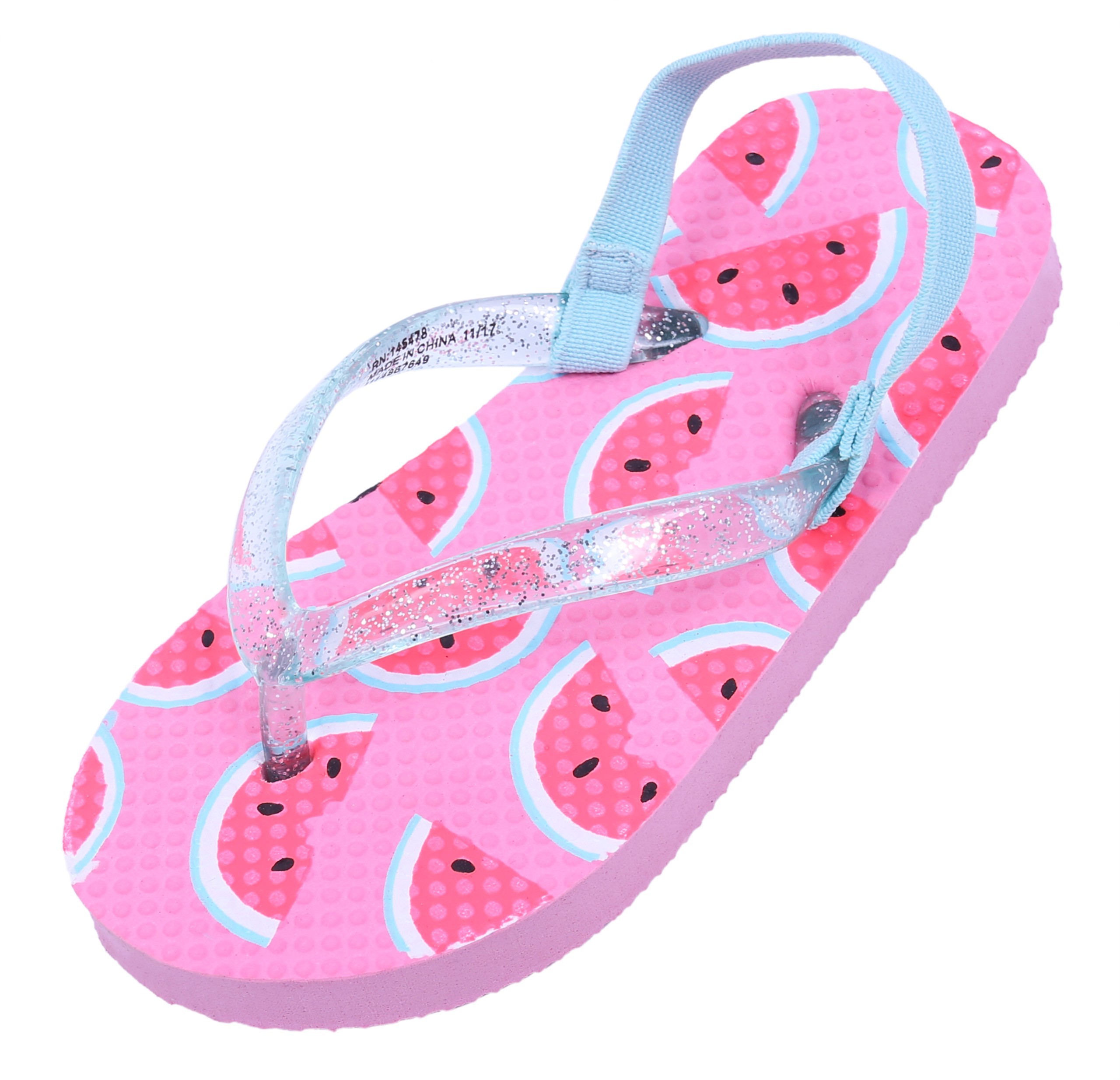 Różowe japonki z arbuzami