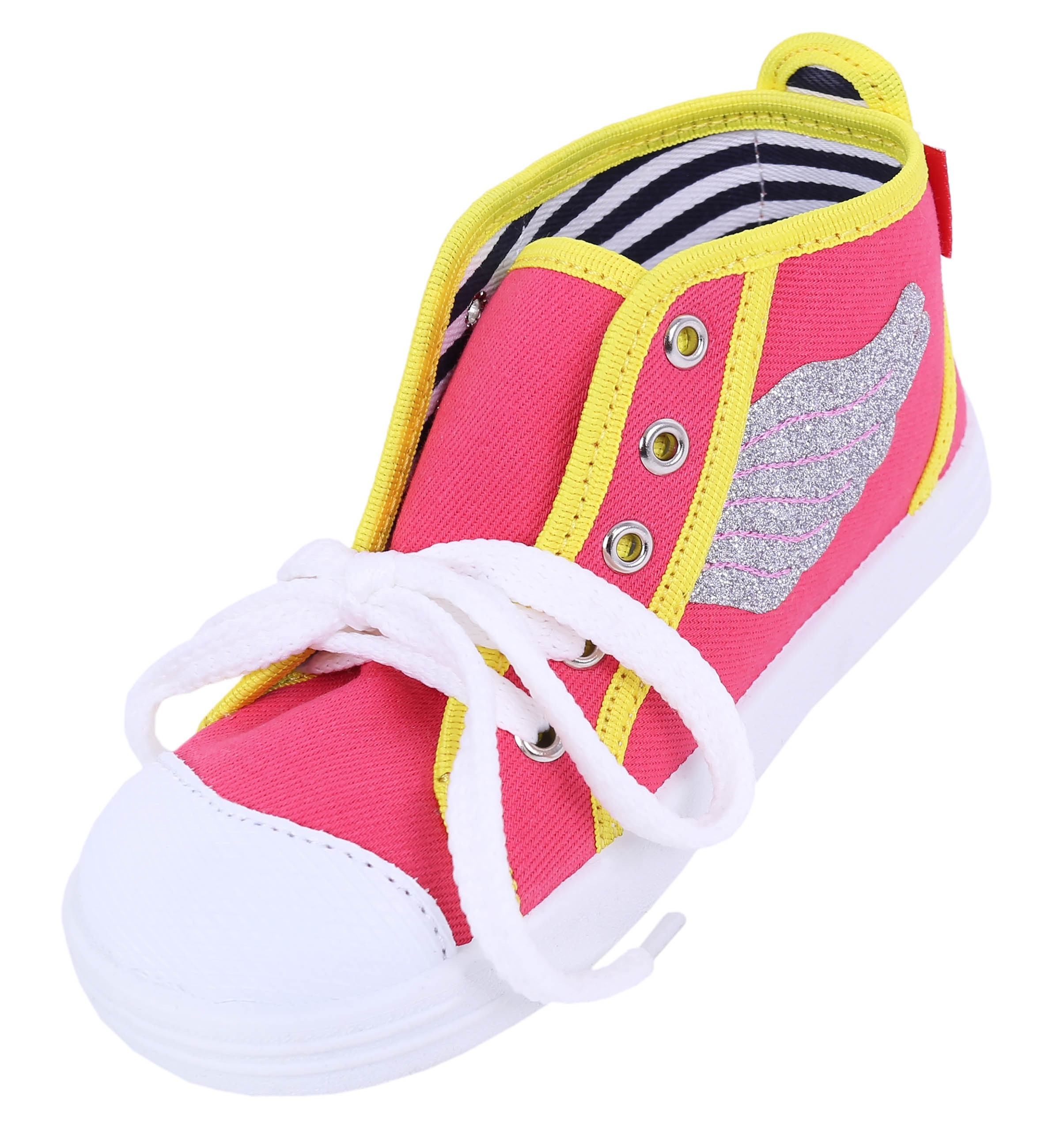 Różowe trampki ze...