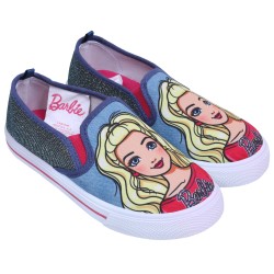 Dżinsowe trampki slip on z brokatowymi wstawkami BARBIE