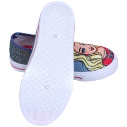 Dżinsowe trampki slip on z brokatowymi wstawkami BARBIE