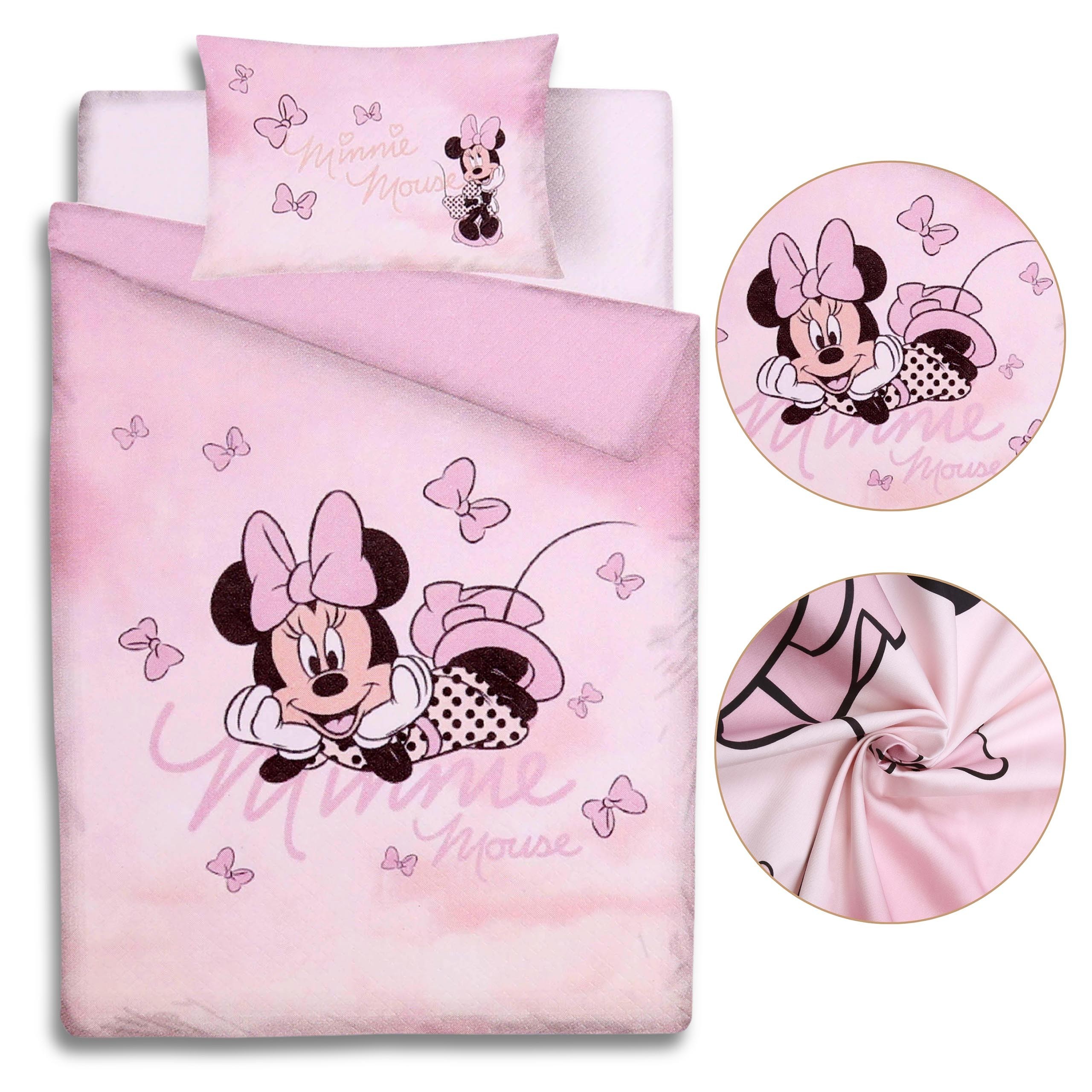 Zestaw różowej pościeli...