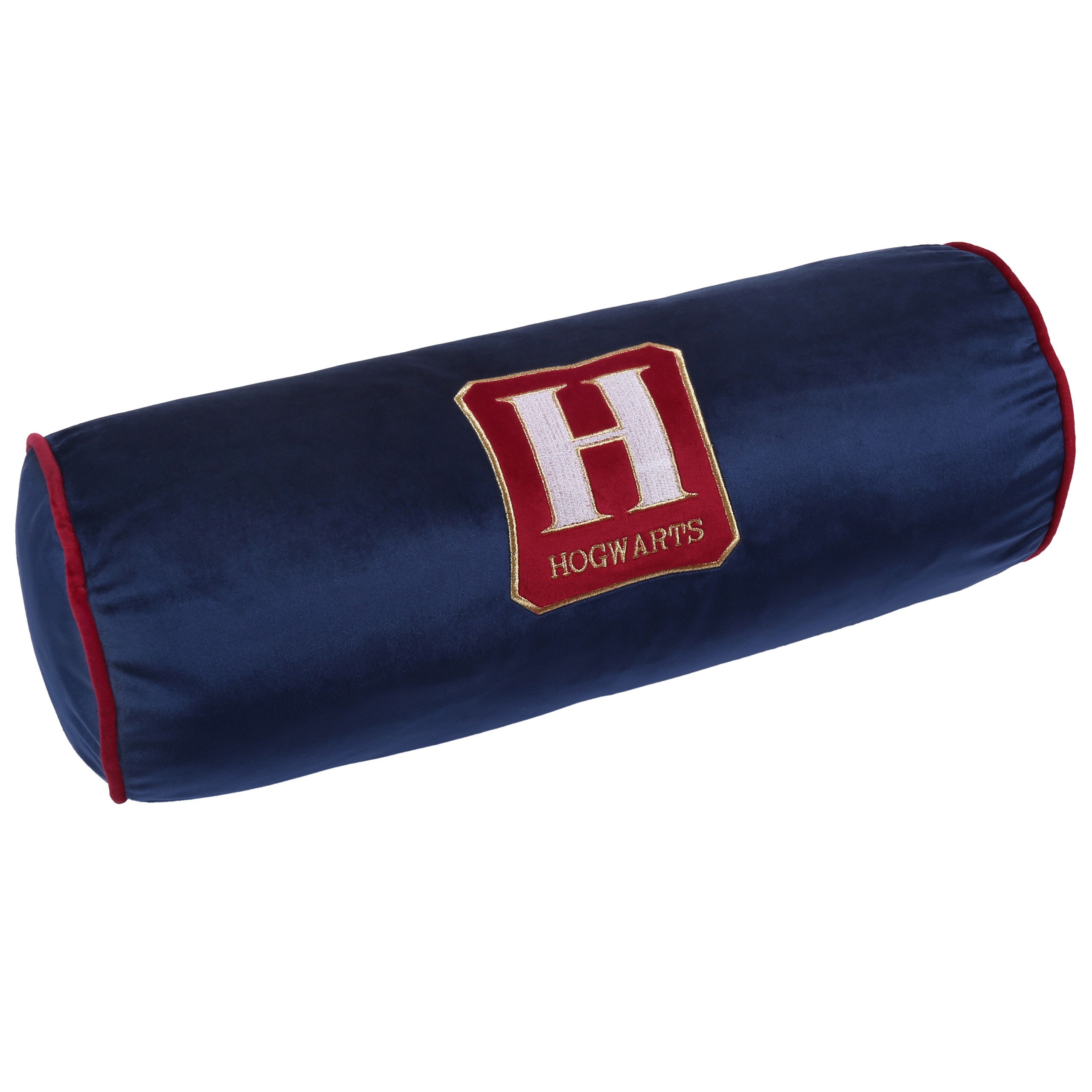 Granatowo-bordowa poduszka...