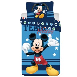 DISNEY Myszka Mickey bawełniana pościel dla dzieci 140cm x 200cm OEKO-TEX